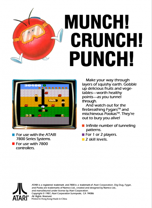 Dig Dug — box-2D-back (WOR)