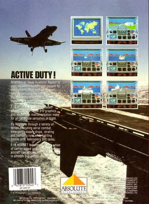 F-18 Hornet — box-2D-back (US)