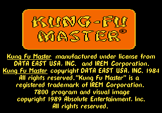 Kung-Fu Master — sstitle (US)