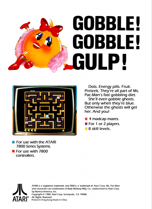Ms. Pac-Man — box-2D-back (US)