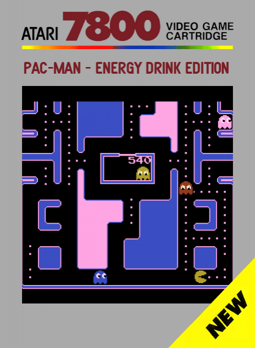 Pac-Man : Energy Drink Edition box art