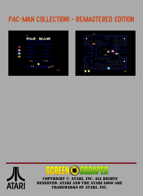 Pac-Man Collection! : Remastered Edition — box-2D-back (SS)