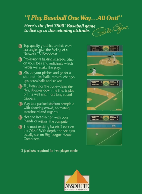 Pete Rose Baseball — box-2D-back (WOR)