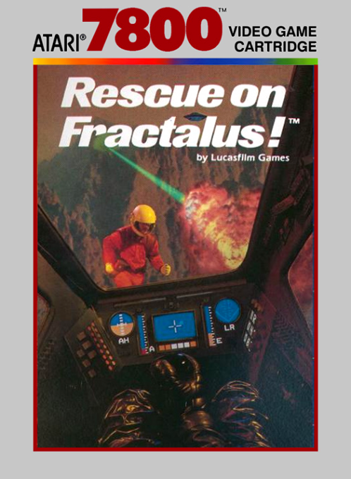 Rescue On Fractalus! box art