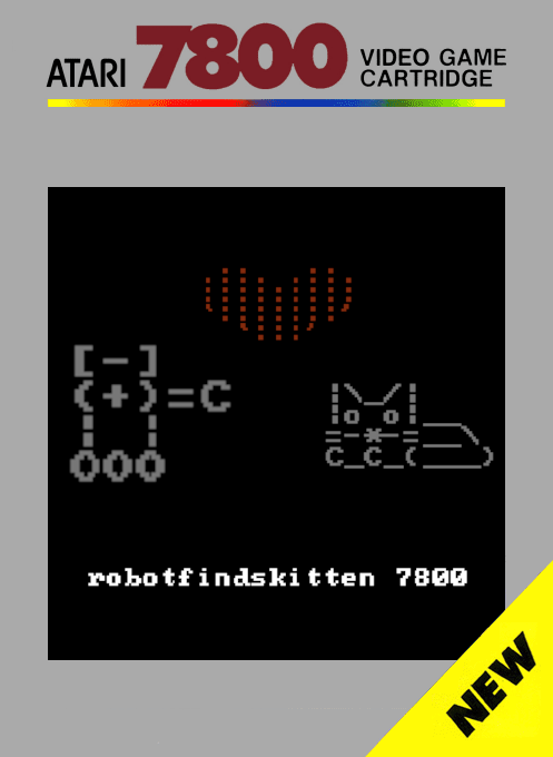 Robot Finds Kitten box art