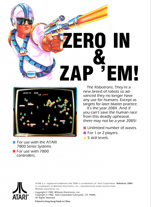 Robotron - 2084 — box-2D-back (US)