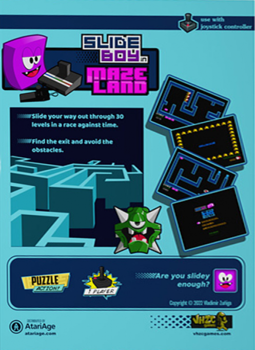 Slide Boy In Maze Land — box-2D-back (WOR)