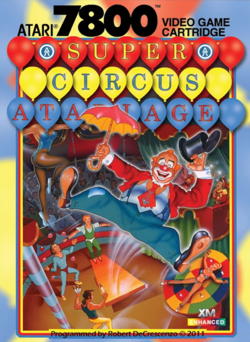 Super Circus AtariAge box art
