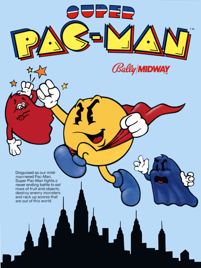 Super Pac-Man box art