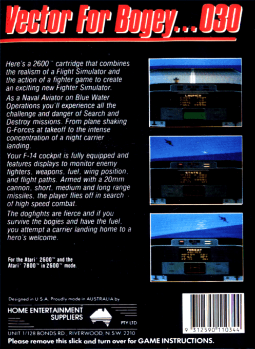 Tomcat - The F-14 Fighter Simulator — box-2D-back (WOR)