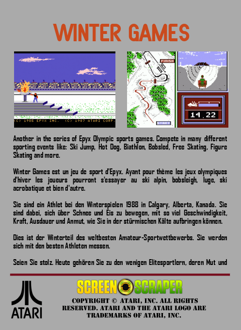 Winter Games — box-2D-back (SS)