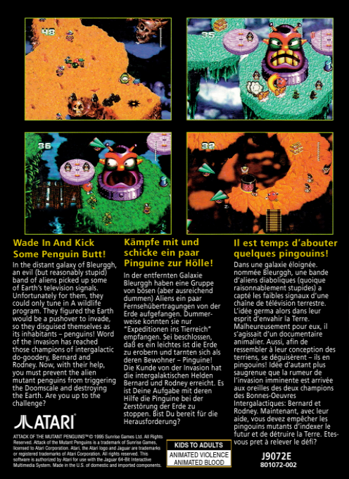 Attack of the Mutant Penguins — box-2D-back (WOR)