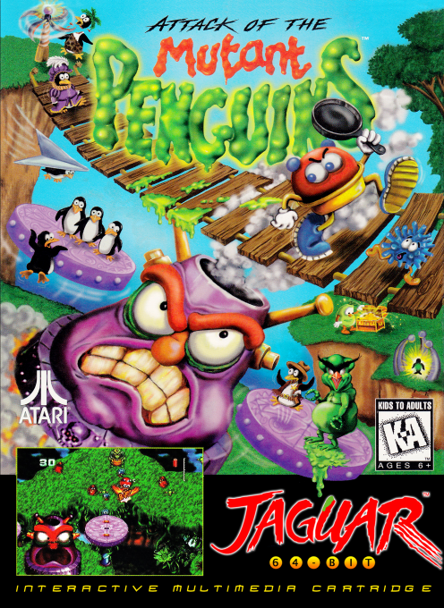 Attack of the Mutant Penguins box art