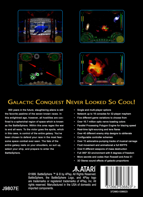 Battle Sphere Gold — box-2D-back (WOR)