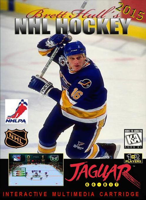 Brett Hull NHL Hockey box art