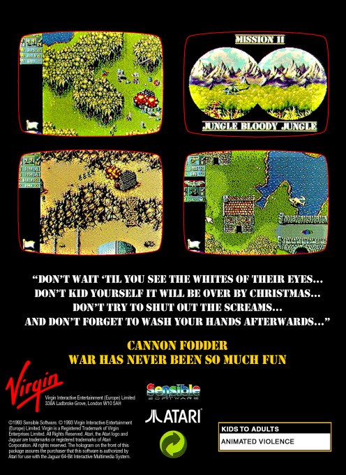 Cannon Fodder — box-2D-back (US)