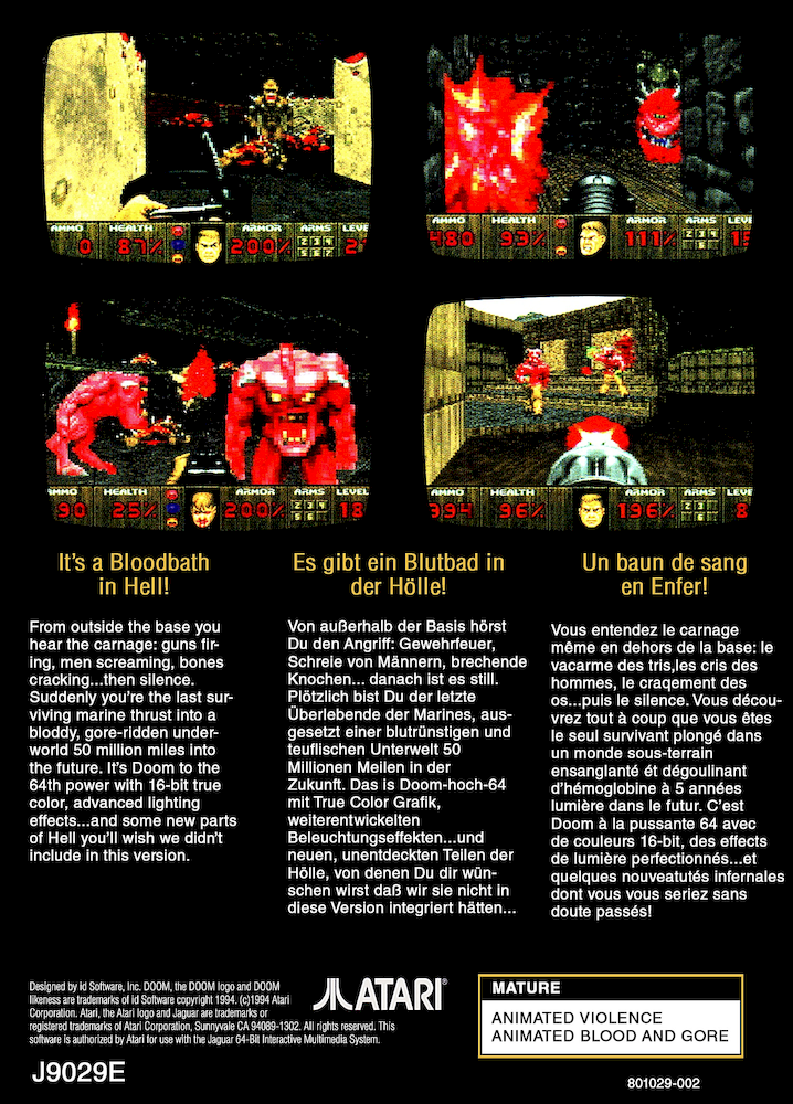 Doom — box-2D-back (WOR)