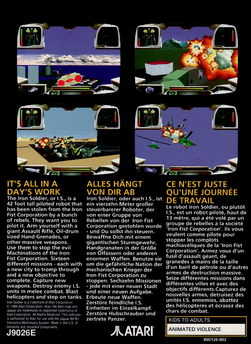Iron Soldier — box-2D-back (WOR)
