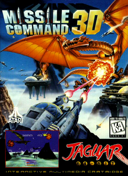 Missile Command 3D box art