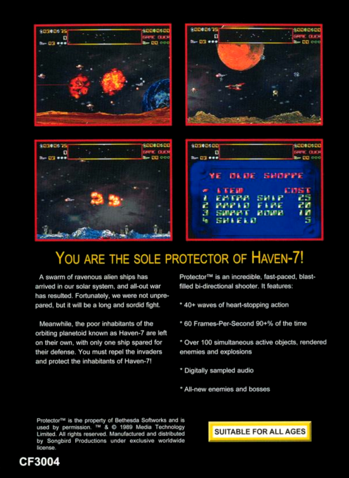 Protector : Special Edition — box-2D-back (WOR)