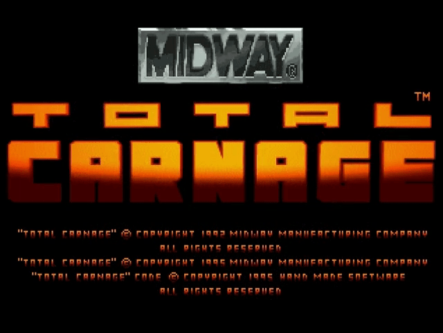 Total Carnage — sstitle (US)