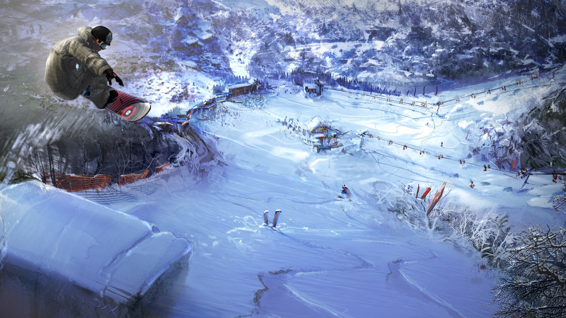 Val d'Isère Skiing and Snowboarding — fanart