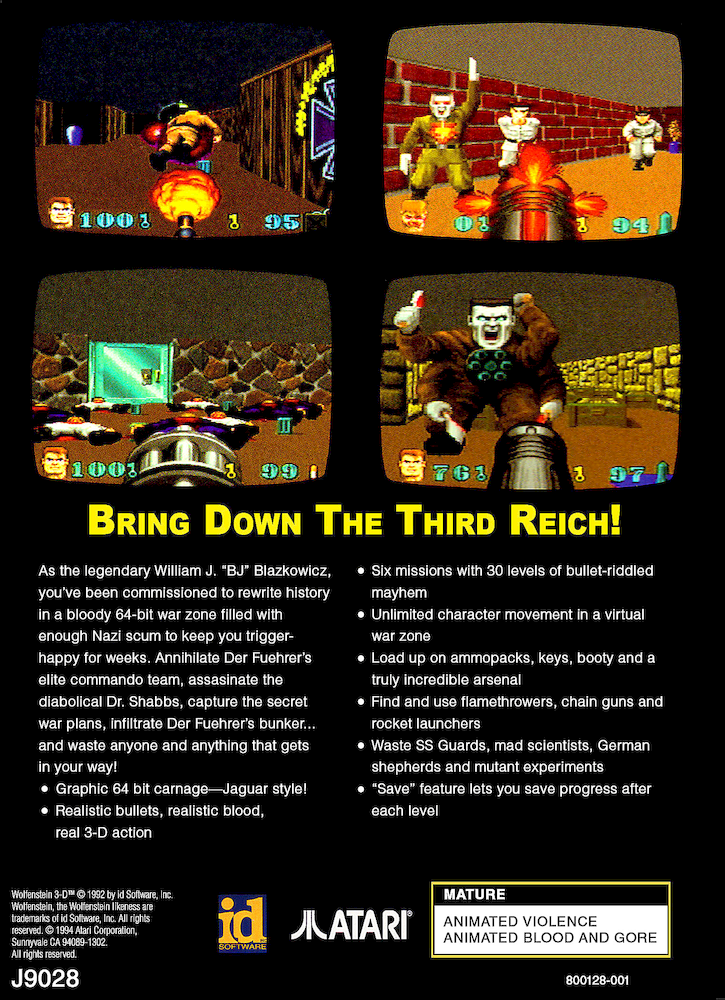 Wolfenstein 3D — box-2D-back (WOR)