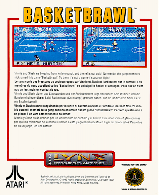 Basketbrawl — box-2D-back (WOR)