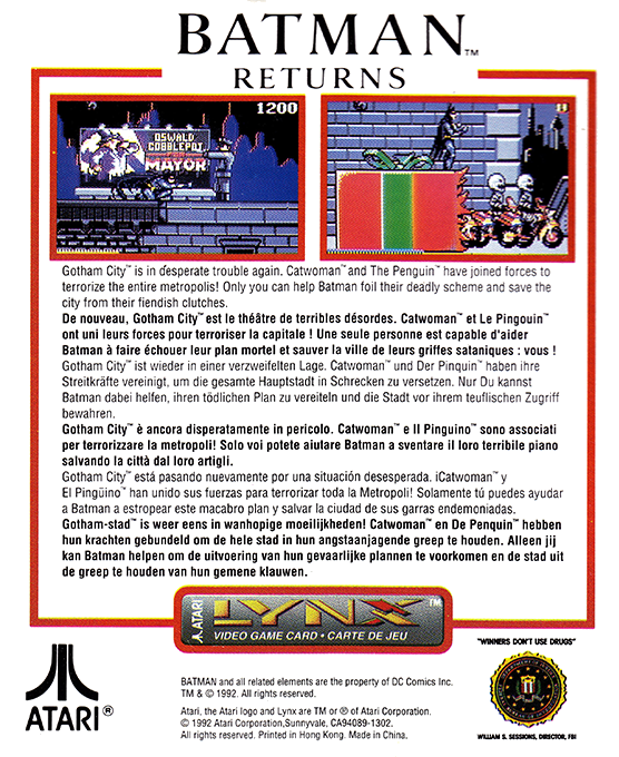 Batman Returns — box-2D-back (WOR)