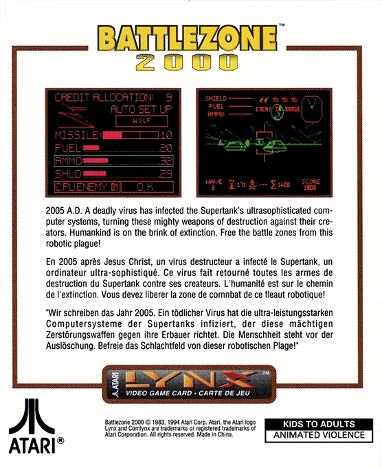 Battlezone 2000 — box-2D-back (WOR)