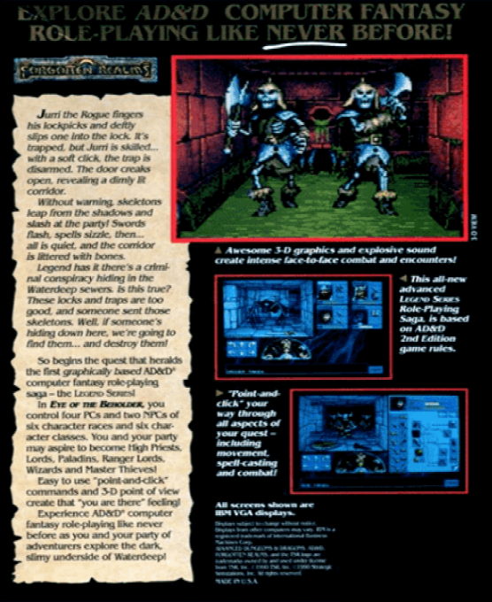Eye Of The Beholder — box-2D-back (WOR)