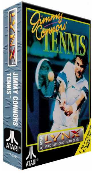 Jimmy Connors' Tennis — box-3D (WOR)