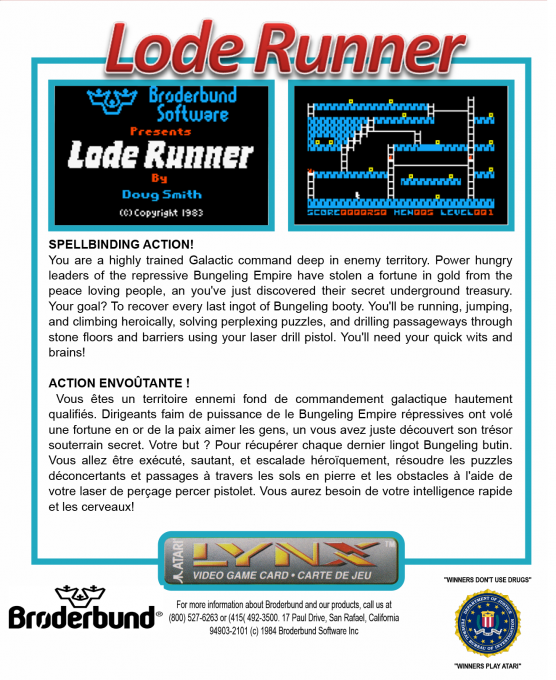 Lode Runner — box-2D-back (WOR)