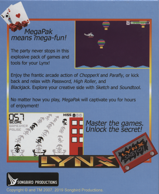 MegaPak Vol. 1 — box-2D-back (WOR)