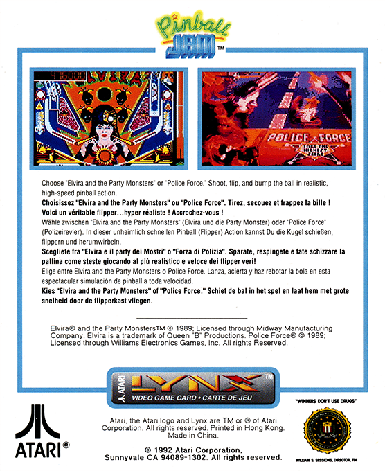 Pinball Jam — box-2D-back (WOR)