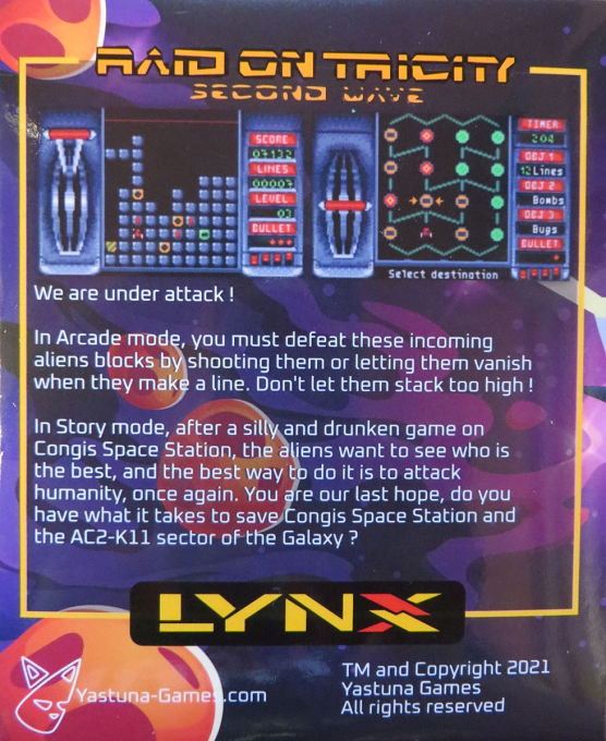 Raid on TriCity - Second Wave — box-2D-back (WOR)