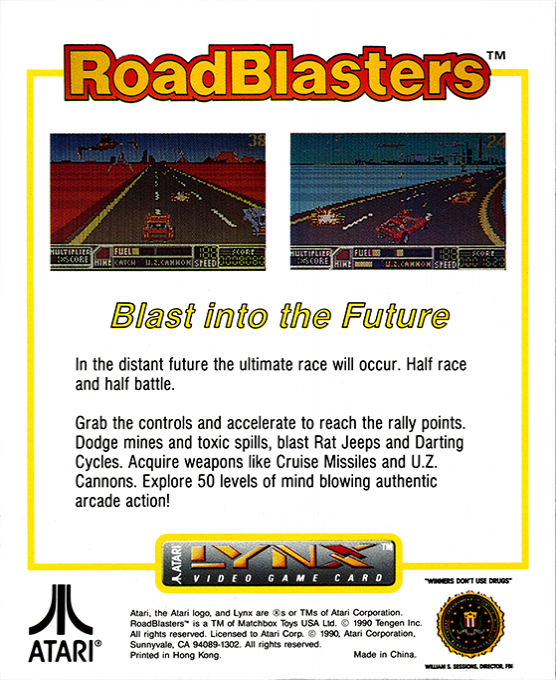 Roadblasters — box-2D-back (WOR)