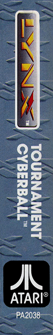 Tournament Cyberball 2072 — box-2D-side (WOR)