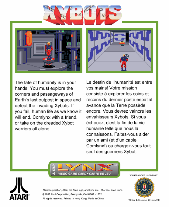 Xybots — box-2D-back (WOR)