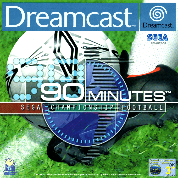 90 Minutes - Sega Championship Football box art
