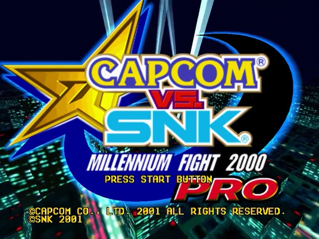 Capcom vs. SNK Millennium Fight 2000 Pro — sstitle (JP)
