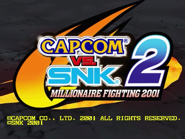 Capcom vs. SNK 2 Millionaire Fighting 2001 — sstitle (JP)