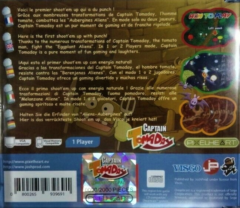 Captain Tomaday — box-2D-back (EU)