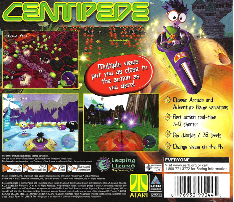 Centipede — box-2D-back (US)