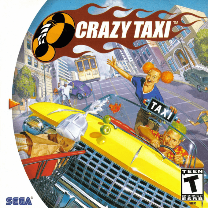 Crazy Taxi box art