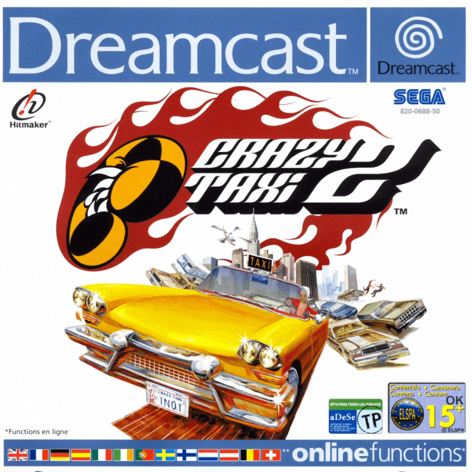 Crazy Taxi 2 — box-2D (EU)