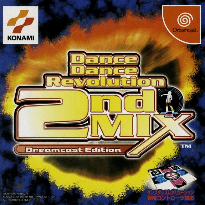 Dance Dance Revolution 2nd Mix Dreamcast Edition box art