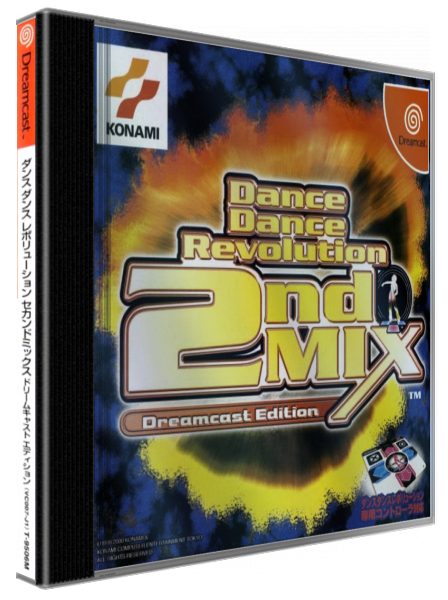 Dance Dance Revolution 2nd Mix Dreamcast Edition — box-3D (JP)