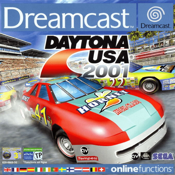 Daytona USA 2001 — box-2D (EU)