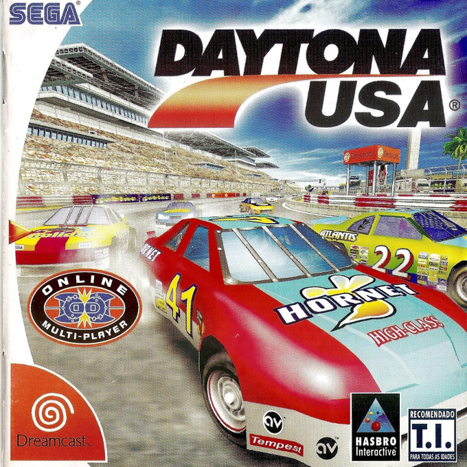 Daytona USA 2001 — box-2D (BR)